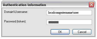 local computer name dialogue box