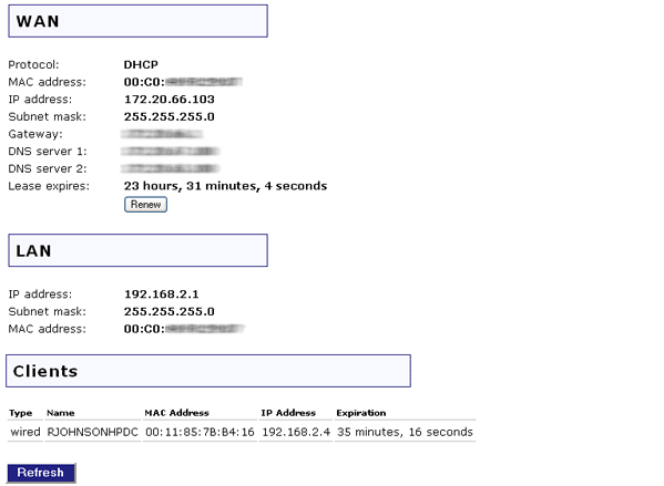 block internet acces for a mac address from dhcp address lease