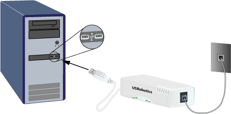 Modems US Robotics USR5637 USB, 0-50 °C, 20-80%, CD-ROM USB, 98,6 x 38,1 x 22,4 mm, Pentium 3 