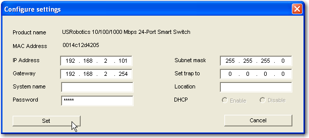 Util Config Setting Set