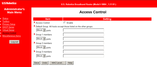 access control