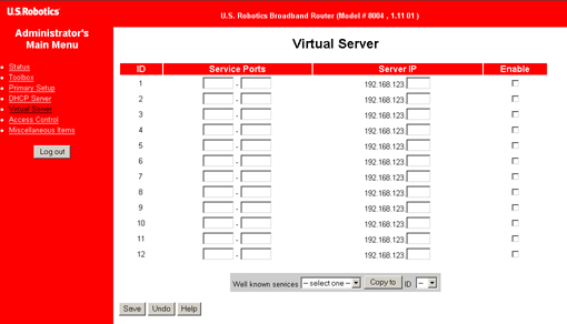 virtual server