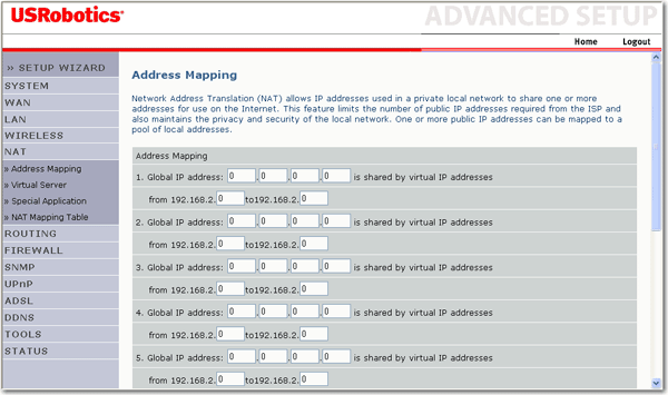 NAT Address Mapping (Mapowanie adresw NAT)