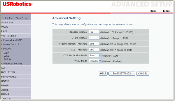 Definies Sem Fios Avanadas