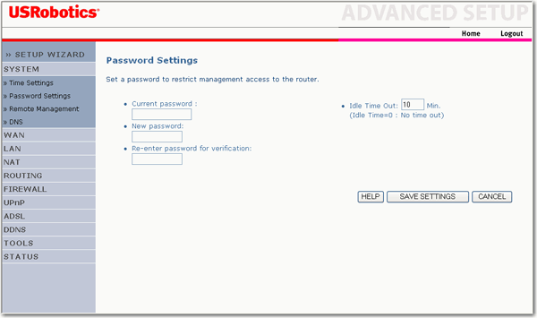 Sistema - Password