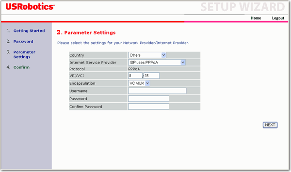 Routing PPPoA
