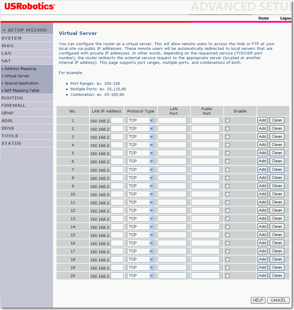 NAT Virtual Server