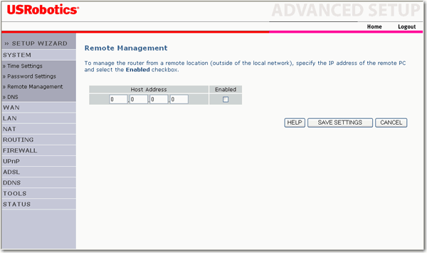 System - Remote Management