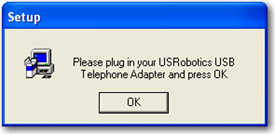 De USB Telephone Adapter aansluiten